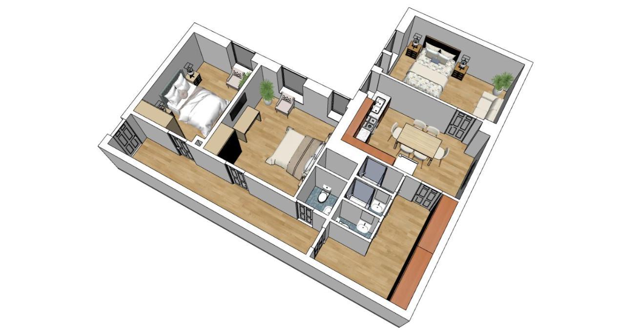Flatista Homes - Central Station - 3Br München Eksteriør billede