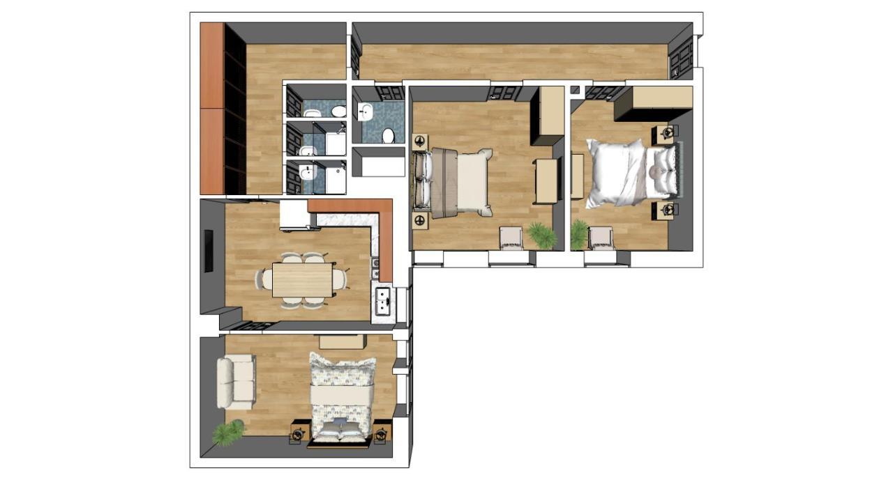 Flatista Homes - Central Station - 3Br München Eksteriør billede